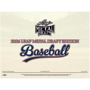 2026 Leaf Metal Draft Baseball Jumbo Box