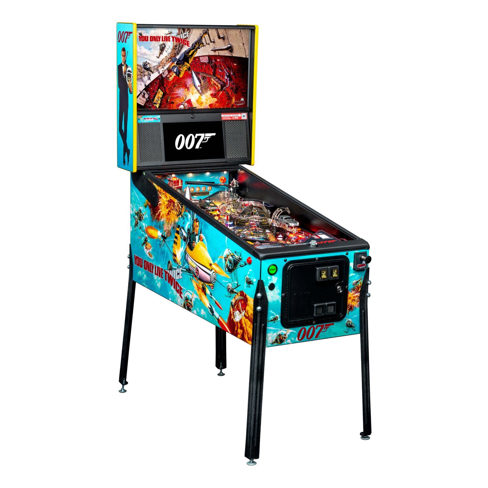 JamesBond-Premium-Cabinet-RF-scaled-1.jpg James Bond 007 Premium Pinball Machine by Stern - Image 1