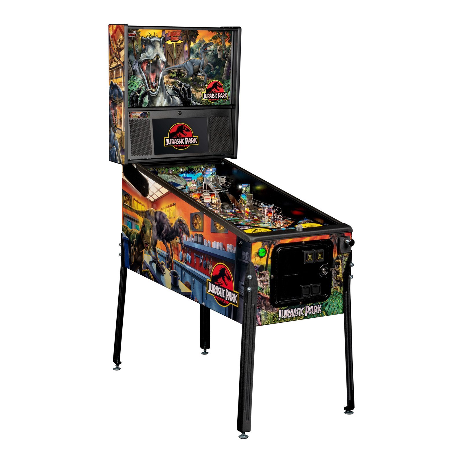 JurassicPark-Premium-CabinetRF-scaled-1.jpg Jurassic Park Premium Pinball Machine by Stern - Image 1