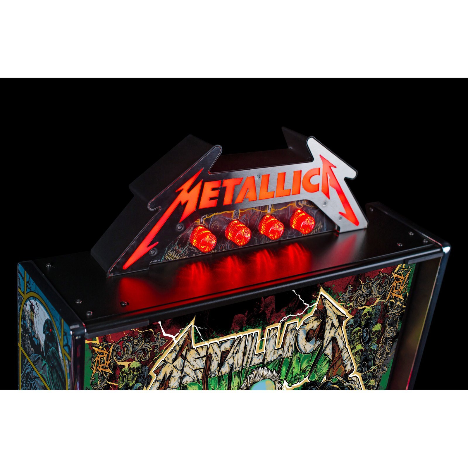 Metallica-Topper-scaled-1.jpeg Metallica Remastered Pinball Topper by Stern - Image 1