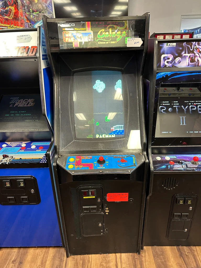 Namco-20-Year-Reunion-Ms.-Pacman-and-Galaga-Arcade-Game-for-sale-1.webp Namco 20 Year Reunion Ms. Pacman and Galaga Arcade Game for sale - Image 1