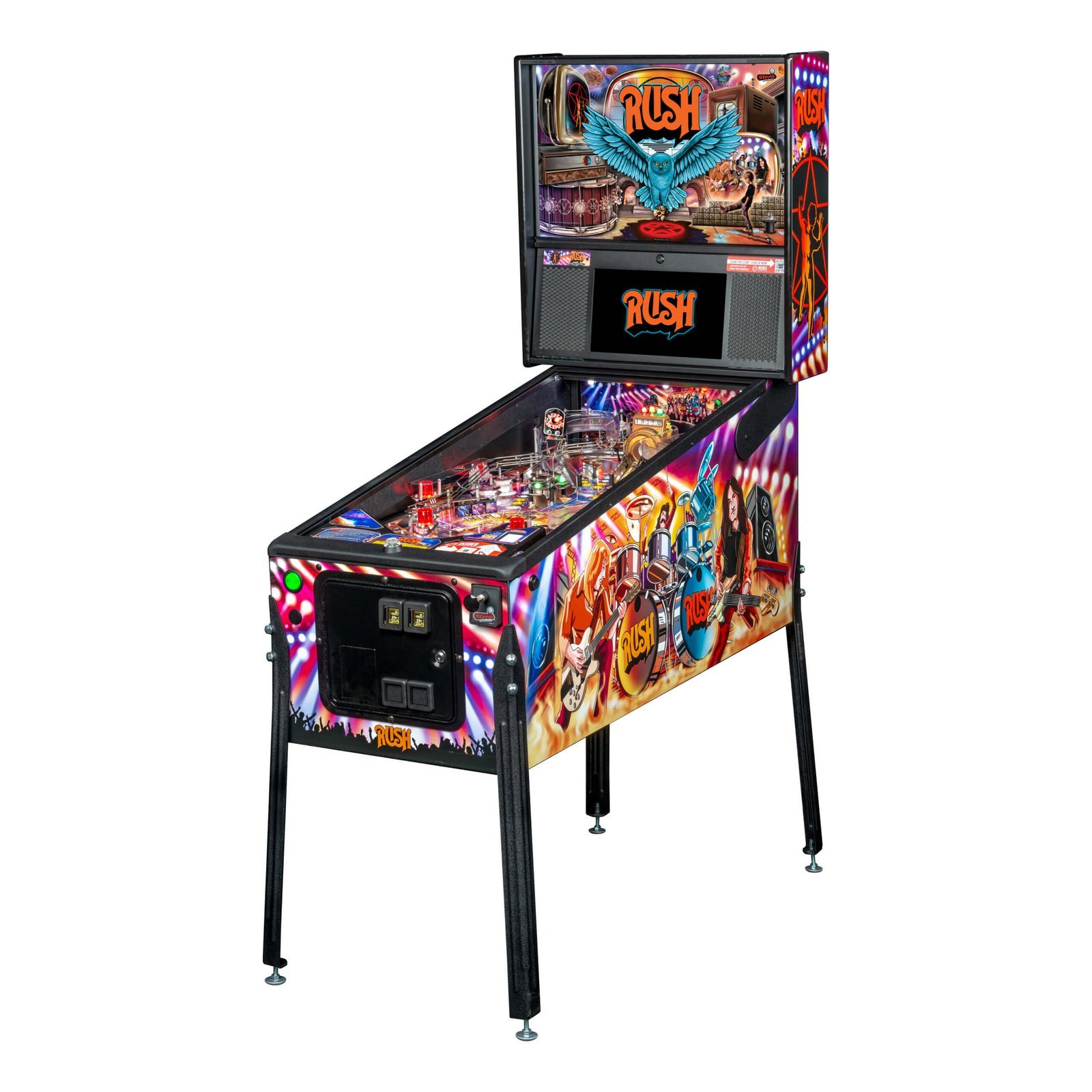 Rush-Pro-Cabinet-LF-scaled-1.jpg Rush Pro Pinball Machine by Stern - Image 1