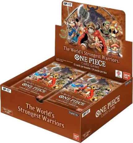 One Piece Card Game OP-17: The World’s Strongest Warriors Booster Box — English