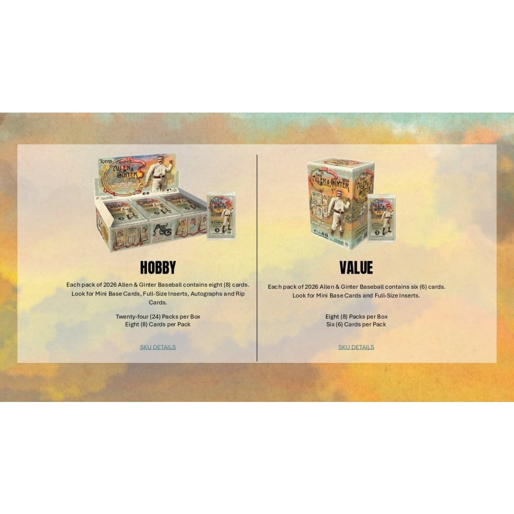 2026 Topps Allen & Ginter Baseball Hobby 12-Box Case - image 3