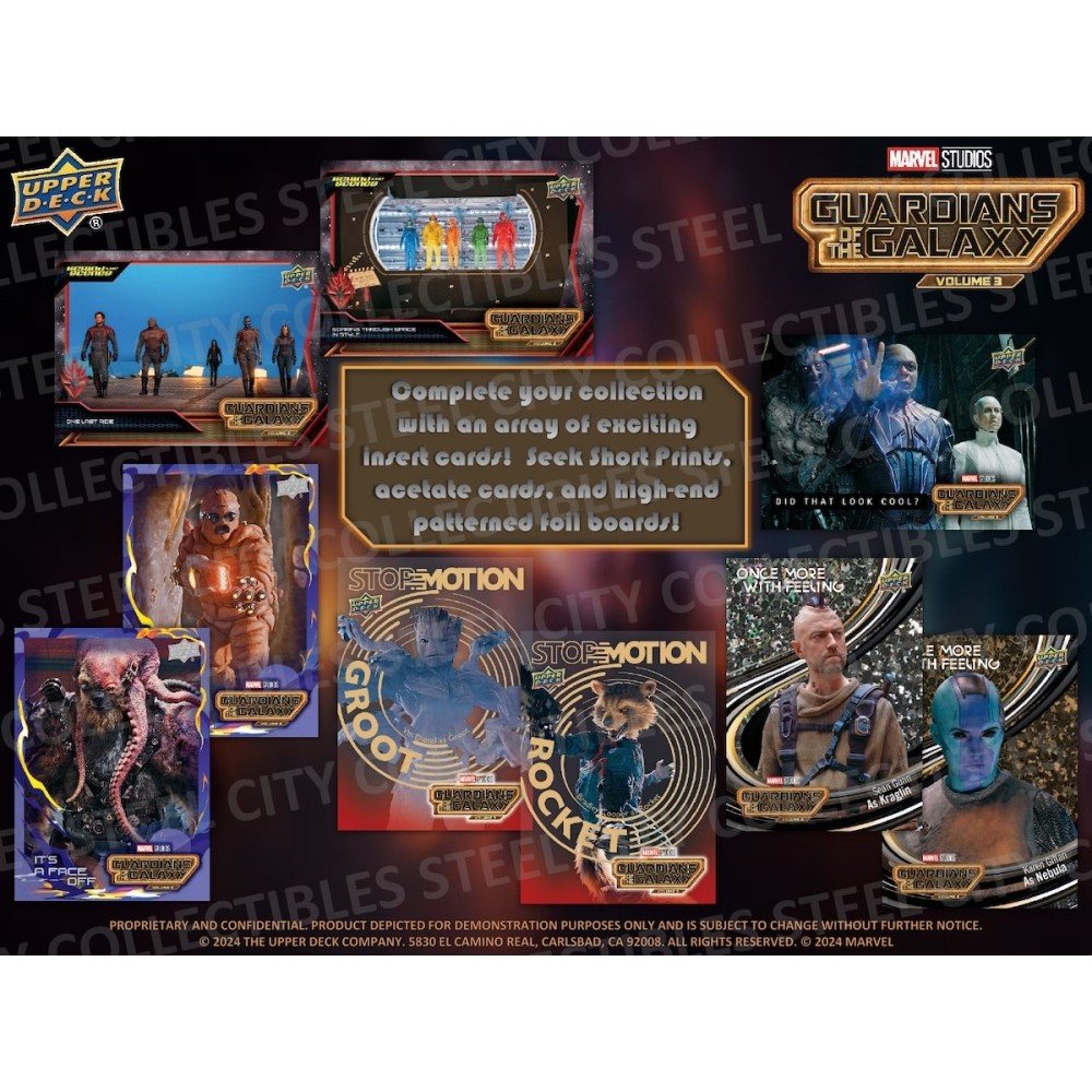 2024 Upper Deck Marvel Guardians of the Galaxy Volume 3 Hobby 12-Box Case - image 4